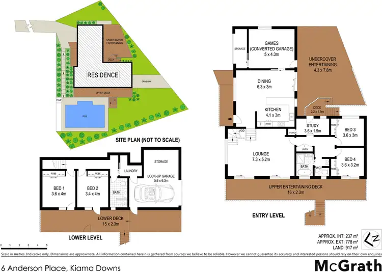 Floorplan of Homely house listing, 6 Anderson Place, Kiama Downs NSW 2533