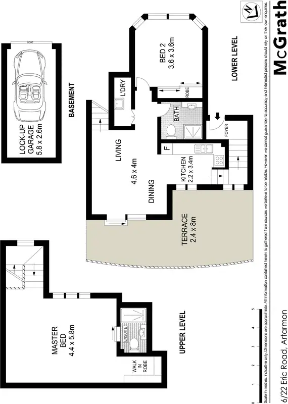 Floorplan of Homely apartment listing, 6/22 Eric Road, Artarmon NSW 2064