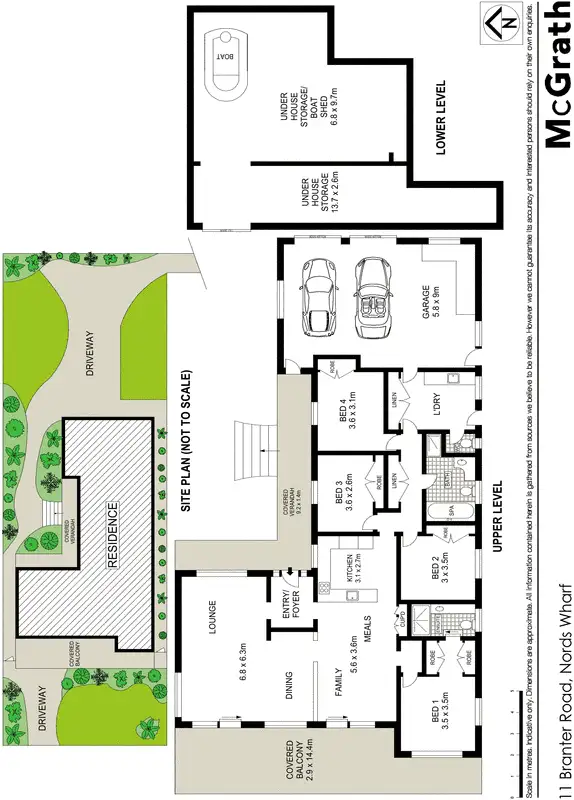 Floorplan of Homely house listing, 11 Branter Road, Nords Wharf NSW 2281