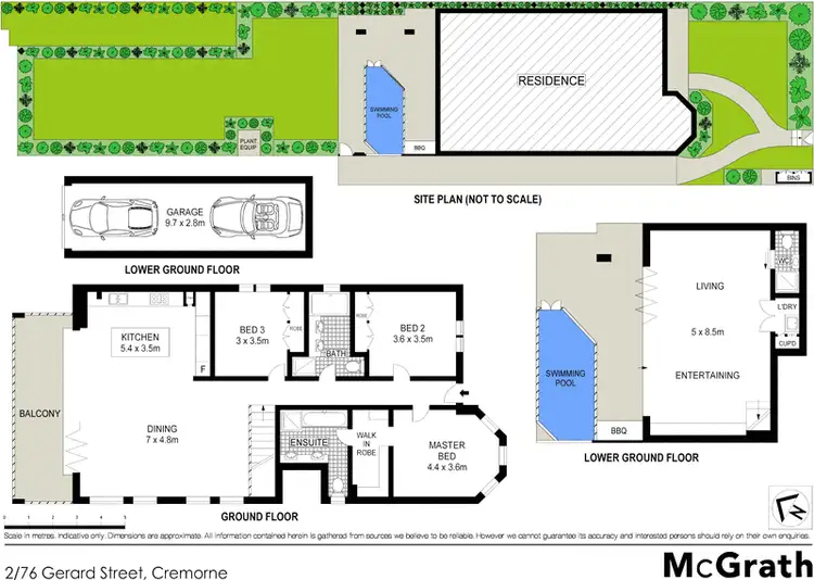 Floorplan of Homely apartment listing, 2/76 Gerard Street, Cremorne NSW 2090