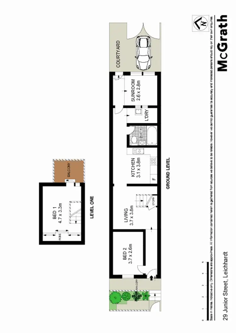 Floorplan of Homely house listing, 29 Junior Street, Leichhardt NSW 2040