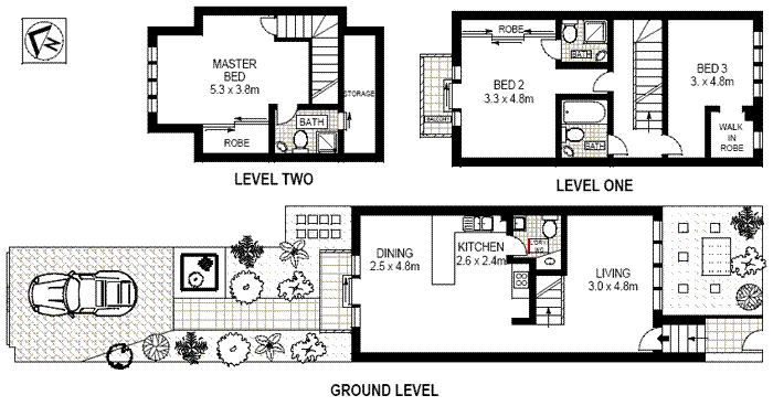 Floorplan of Homely house listing, 15A Dickson Street, Newtown NSW 2042
