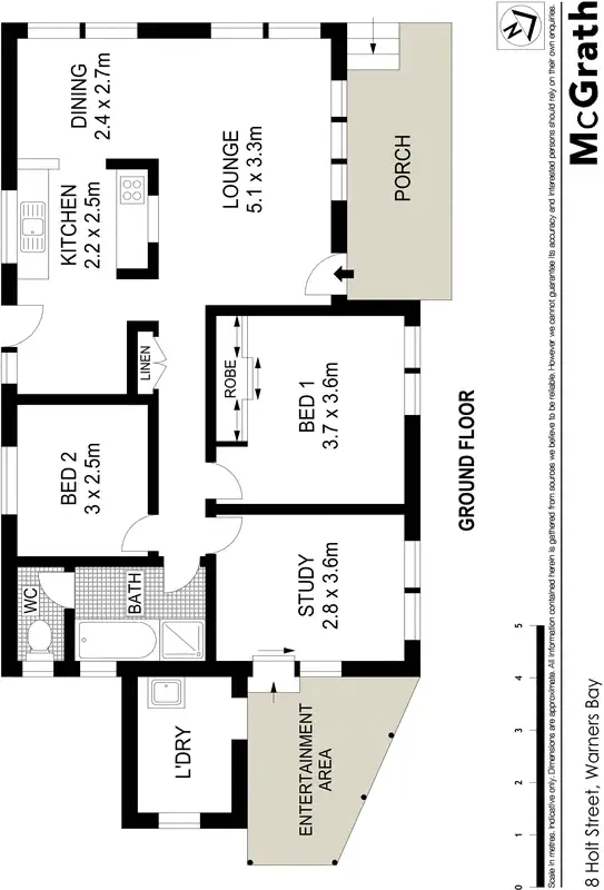 Floorplan of Homely house listing, 8 Holt Street, Warners Bay NSW 2282