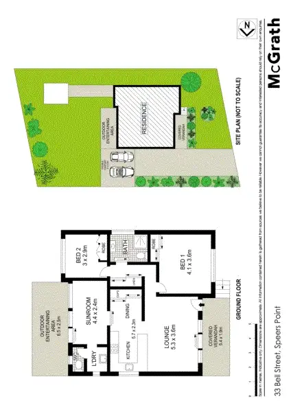 Floorplan of Homely house listing, 33 Bell Street, Speers Point NSW 2284