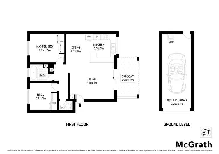 Floorplan of Homely unit listing, 3/50 Wilkie Street, Yeerongpilly QLD 4105