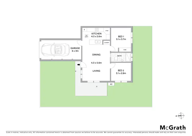 Floorplan of Homely townhouse listing, 6/71 Bennelong Crescent, Macquarie ACT 2614