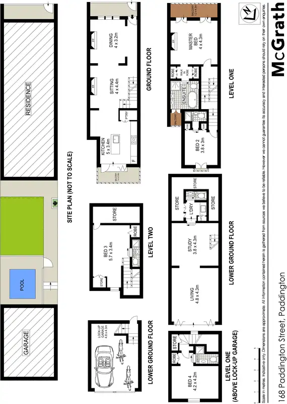 Floorplan of Homely house listing, 168 Paddington Street, Paddington NSW 2021