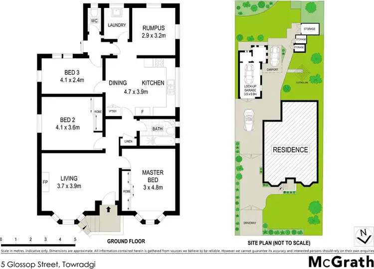 Floorplan of Homely house listing, 5 Glossop Street, Towradgi NSW 2518
