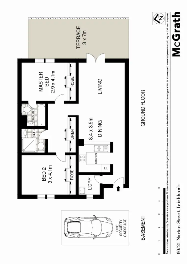 Floorplan of Homely apartment listing, 60/21 Norton Street, Leichhardt NSW 2040