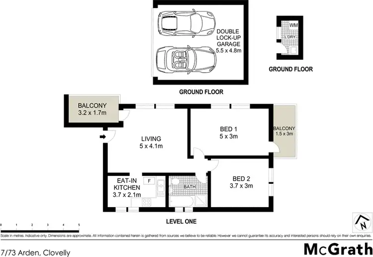 Floorplan of Homely apartment listing, 7/73 Arden Street, Clovelly NSW 2031