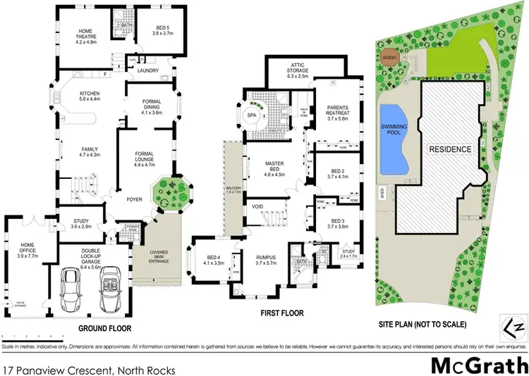 Floorplan of Homely house listing, 17 Panaview Crescent, North Rocks NSW 2151