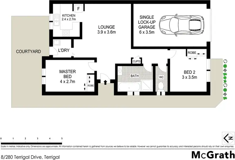 Floorplan of Homely townhouse listing, 8/280 Terrigal Drive, Terrigal NSW 2260