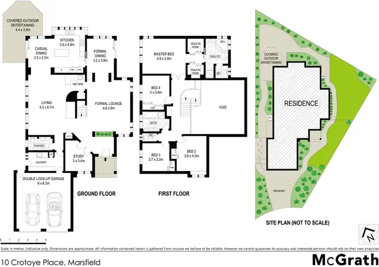 Floorplan of Homely house listing, 10 Crotoye Place, Marsfield NSW 2122