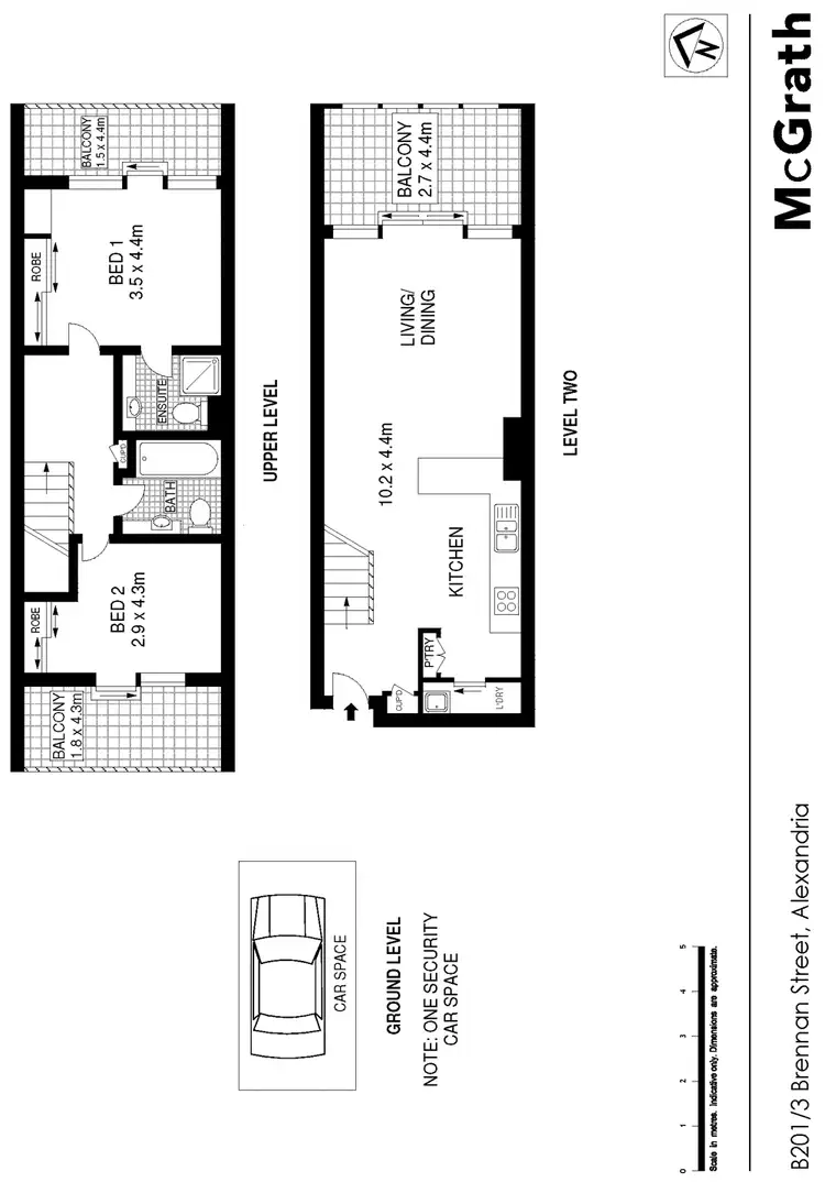 Floorplan of Homely apartment listing, B201/3 Brennan Street, Alexandria NSW 2015