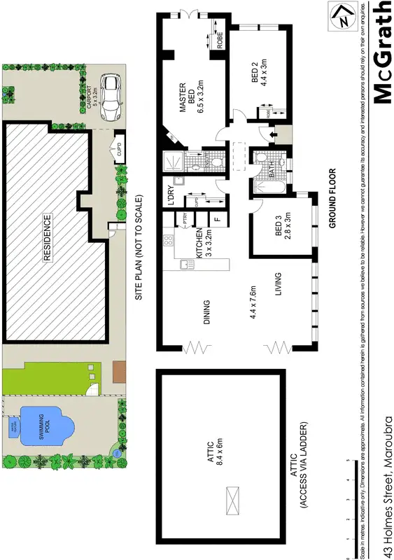 Floorplan of Homely house listing, 43 Holmes Street, Maroubra NSW 2035