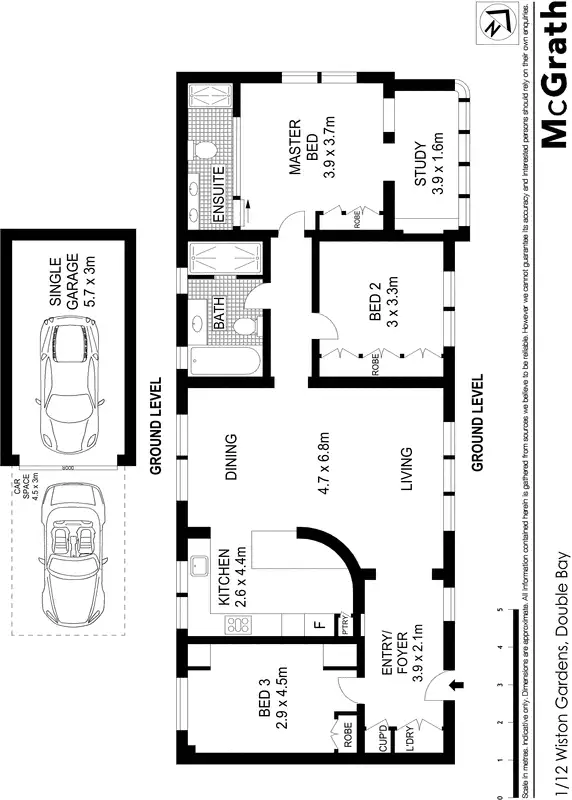 Floorplan of Homely apartment listing, 1/12 Wiston Gardens, Double Bay NSW 2028
