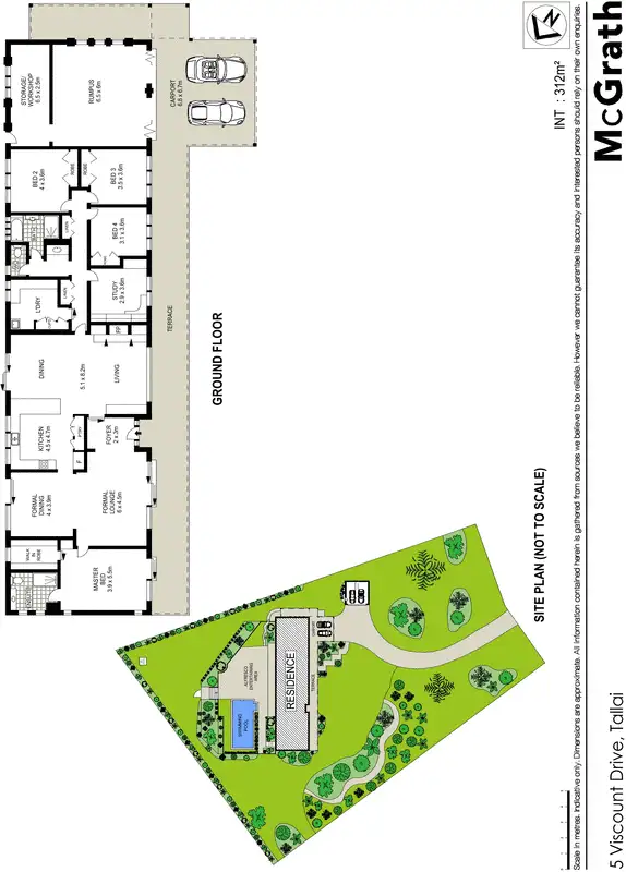 Floorplan of Homely house listing, 5 Viscount Drive, Tallai QLD 4213