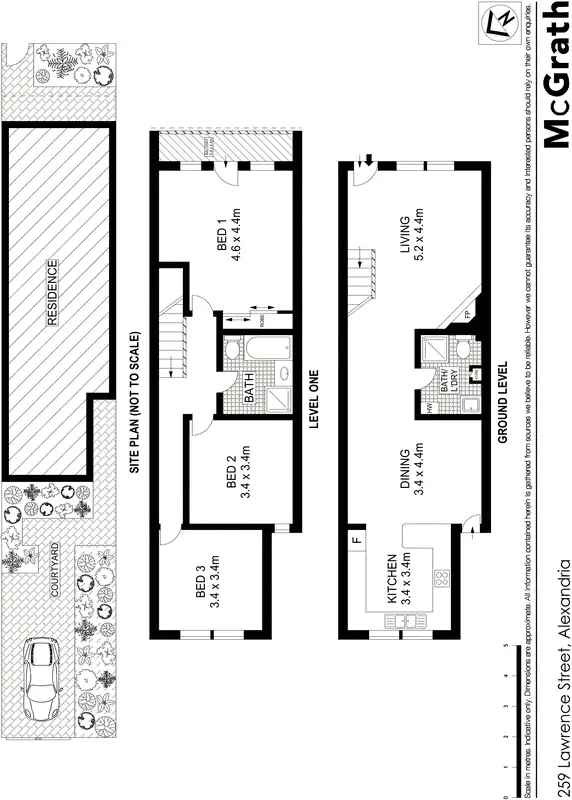 Floorplan of Homely house listing, 259 Lawrence Street, Alexandria NSW 2015