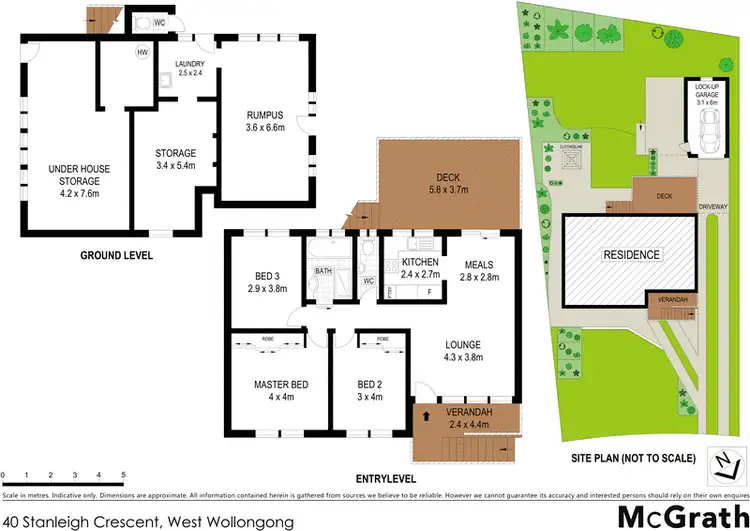 Floorplan of Homely house listing, 40 Stanleigh Crescent, West Wollongong NSW 2500