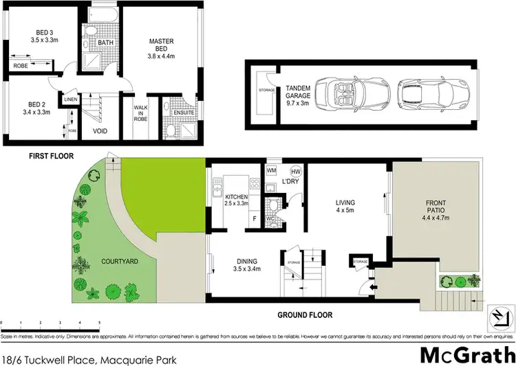 Floorplan of Homely townhouse listing, 18/6 Tuckwell Place, Macquarie Park NSW 2113