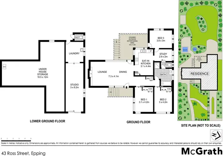 Floorplan of Homely house listing, 43 Ross Street, Epping NSW 2121