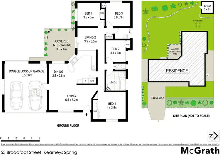 Floorplan of Homely house listing, 53 Broadfoot Street, Kearneys Spring QLD 4350