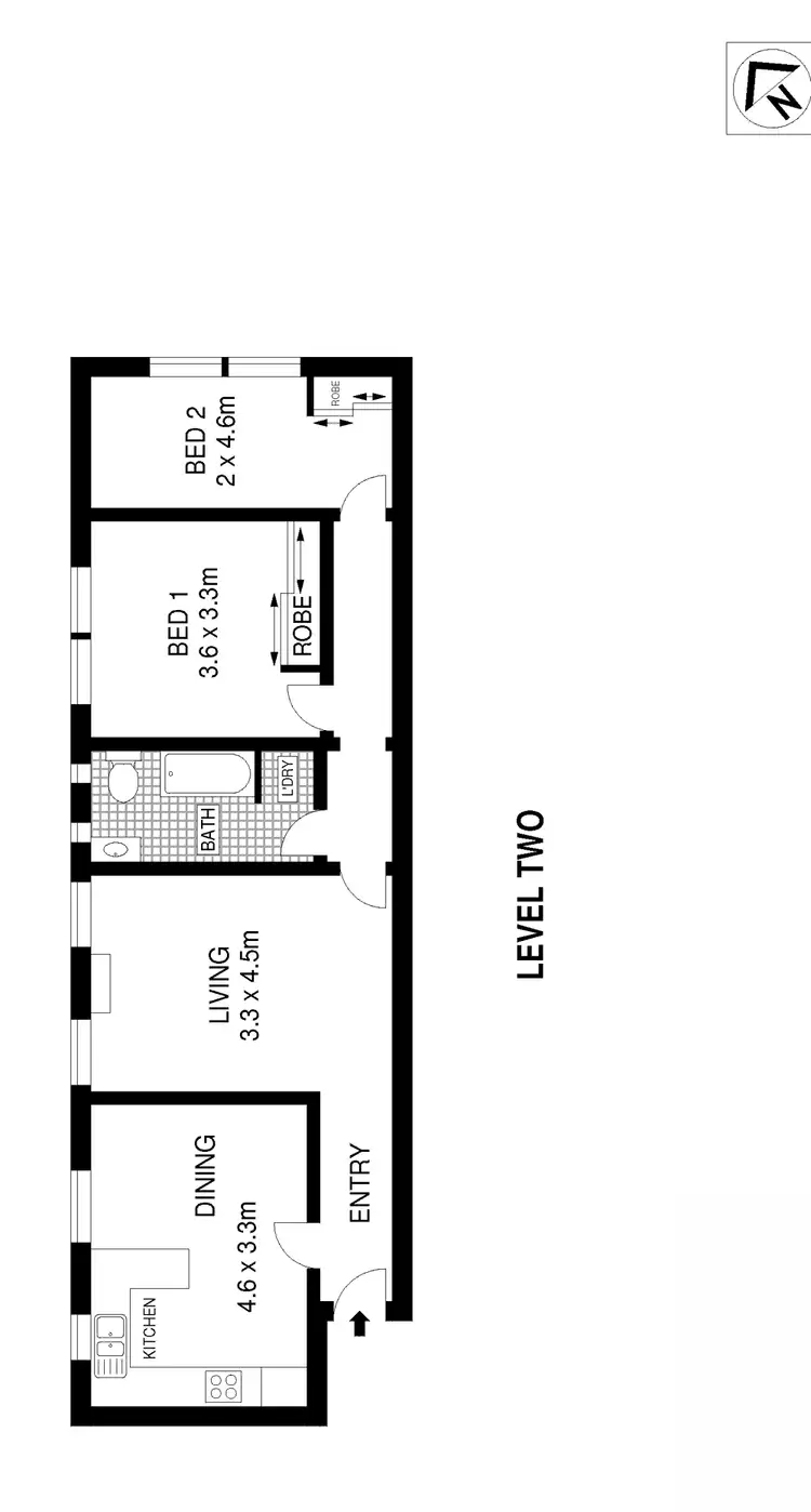 Floorplan of Homely apartment listing, 11/34 Dover Road, Rose Bay NSW 2029
