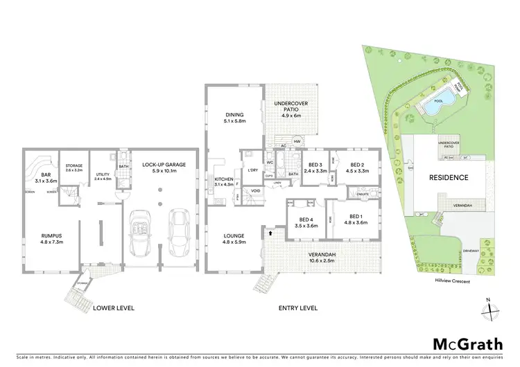 Floorplan of Homely house listing, 13 Hillview Crescent, Coffs Harbour NSW 2450