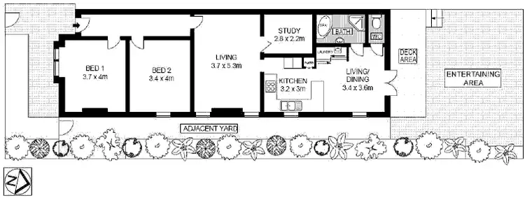 Floorplan of Homely house listing, 37 Renwick Street, Alexandria NSW 2015