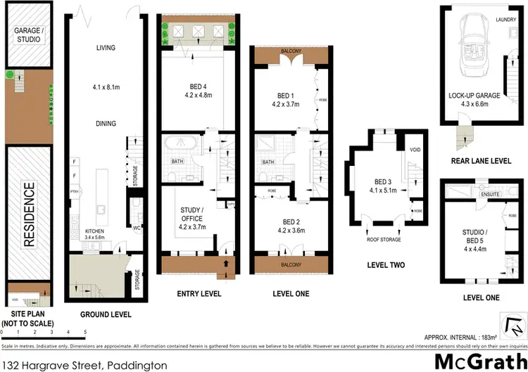 Floorplan of Homely house listing, 132 Hargrave Street, Paddington NSW 2021