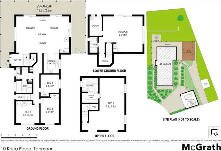 Floorplan of Homely house listing, 10 Krista Place, Tahmoor NSW 2573