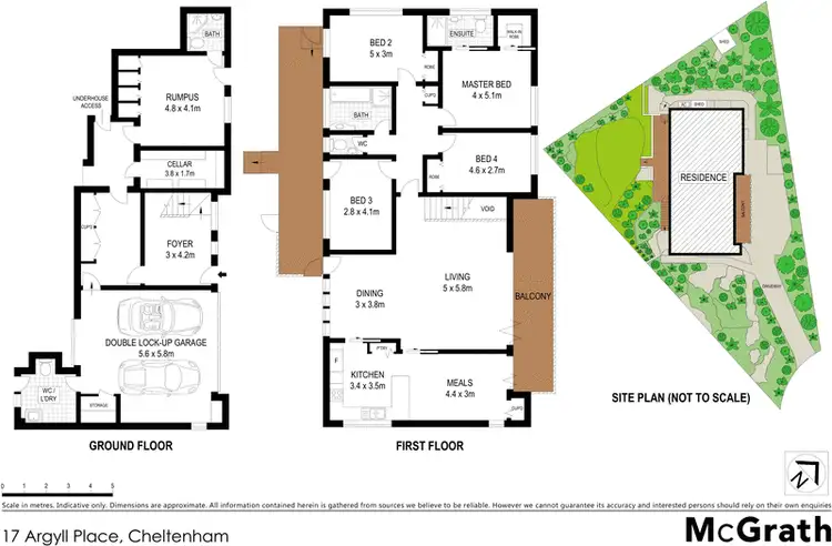 Floorplan of Homely house listing, 17 Argyll Place, Cheltenham NSW 2119