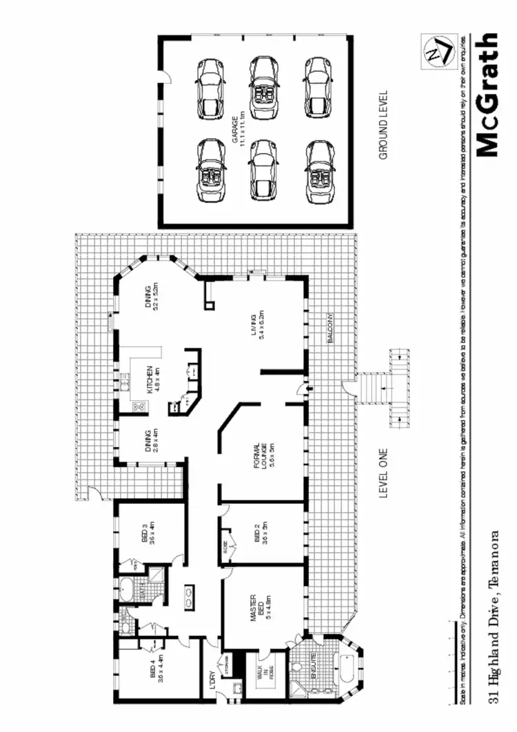 Floorplan of Homely house listing, 31 Highland Drive, Terranora NSW 2486