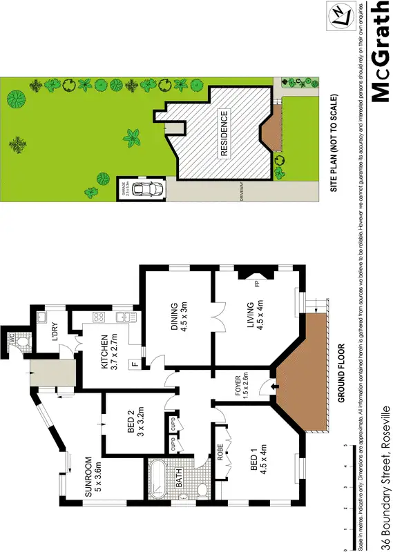 Floorplan of Homely house listing, 36 Boundary Street, Roseville NSW 2069
