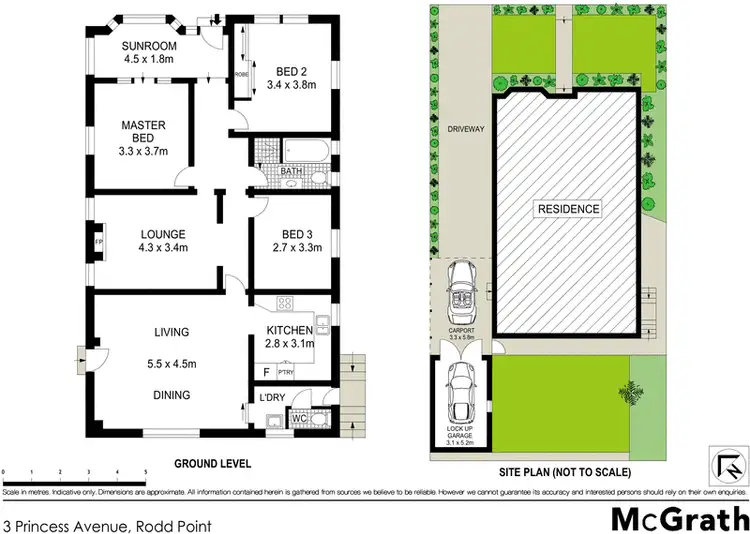 Floorplan of Homely house listing, 3 Princess Avenue, Rodd Point NSW 2046