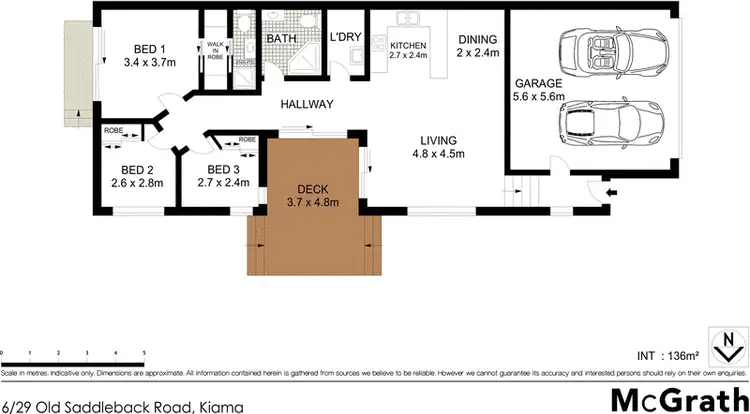 Floorplan of Homely villa listing, 6/29 Old Saddleback Road, Kiama NSW 2533