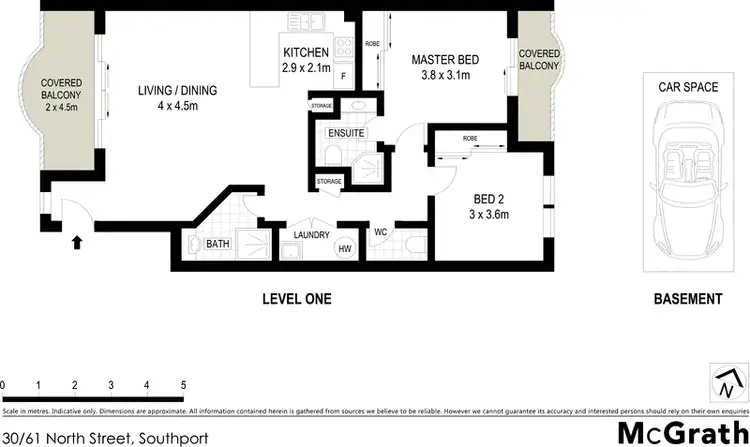 Floorplan of Homely apartment listing, 30/61 North Street, Southport QLD 4215