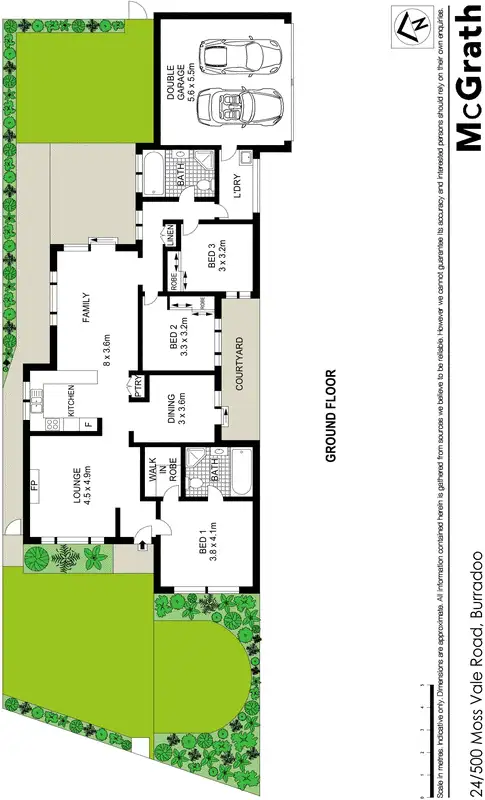 Floorplan of Homely townhouse listing, 24/500 Moss Vale Road, Burradoo NSW 2576
