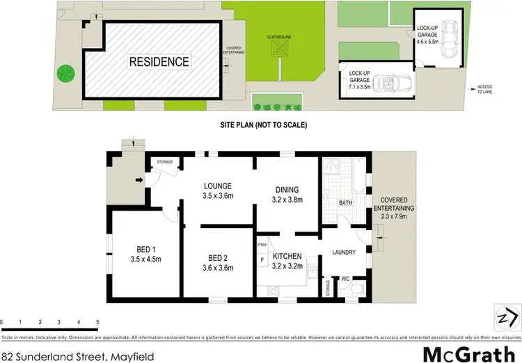 Floorplan of Homely house listing, 82 Sunderland Street, Mayfield NSW 2304