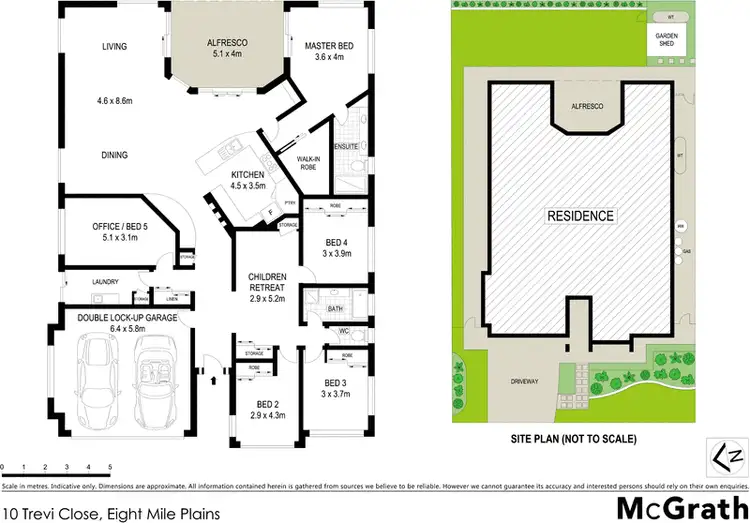 Floorplan of Homely house listing, 10 Trevi Close, Eight Mile Plains QLD 4113