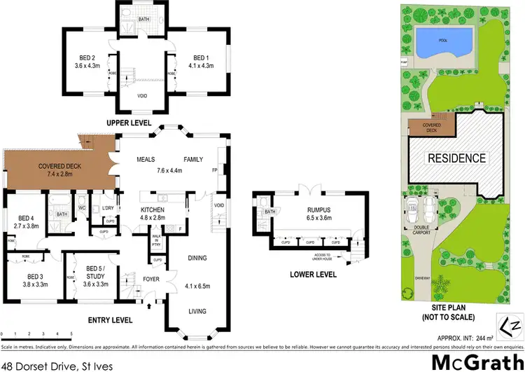 Floorplan of Homely house listing, 48 Dorset Drive, St Ives NSW 2075