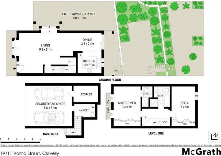 Floorplan of Homely townhouse listing, 19/11 Varna Street, Clovelly NSW 2031