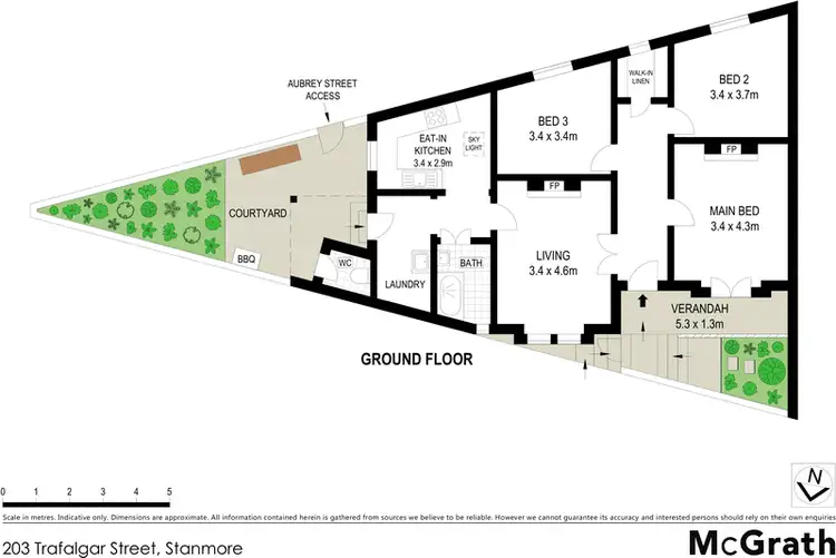 Floorplan of Homely house listing, 203 Trafalgar Street, Stanmore NSW 2048