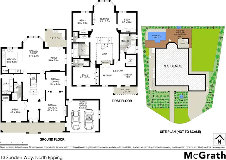 Floorplan of Homely house listing, 13 Sunden Way, North Epping NSW 2121