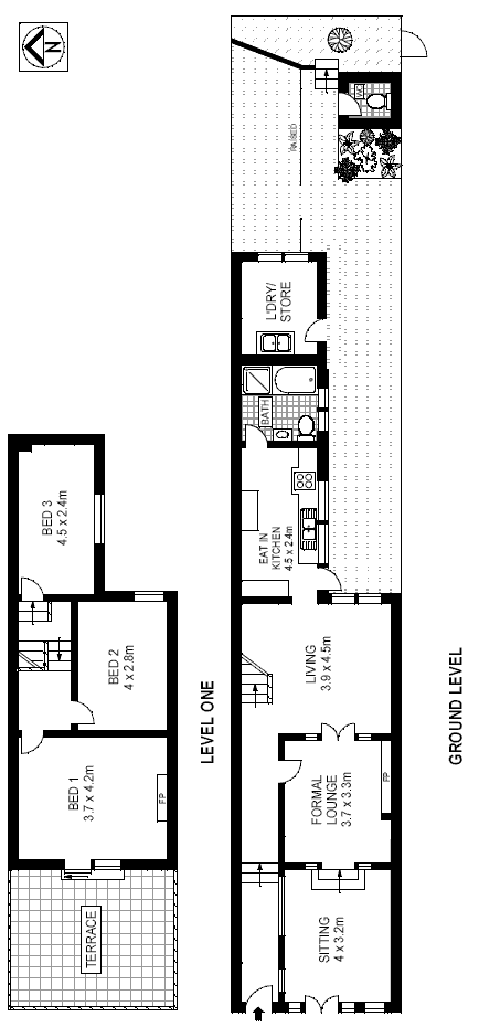 Floorplan of Homely house listing, 53 Palace Street, Petersham NSW 2049