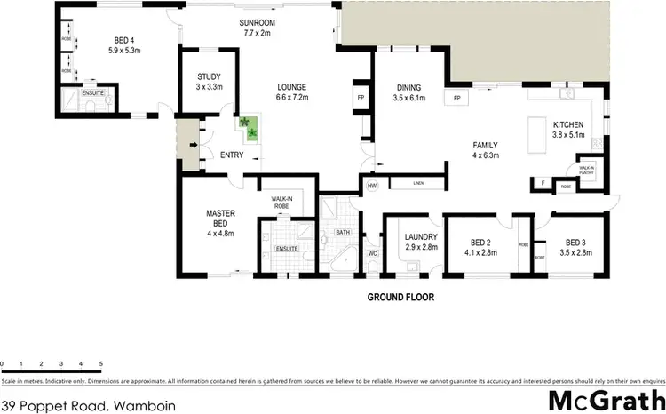 Floorplan of Homely rural property listing, 39 Poppet Road, Wamboin NSW 2620