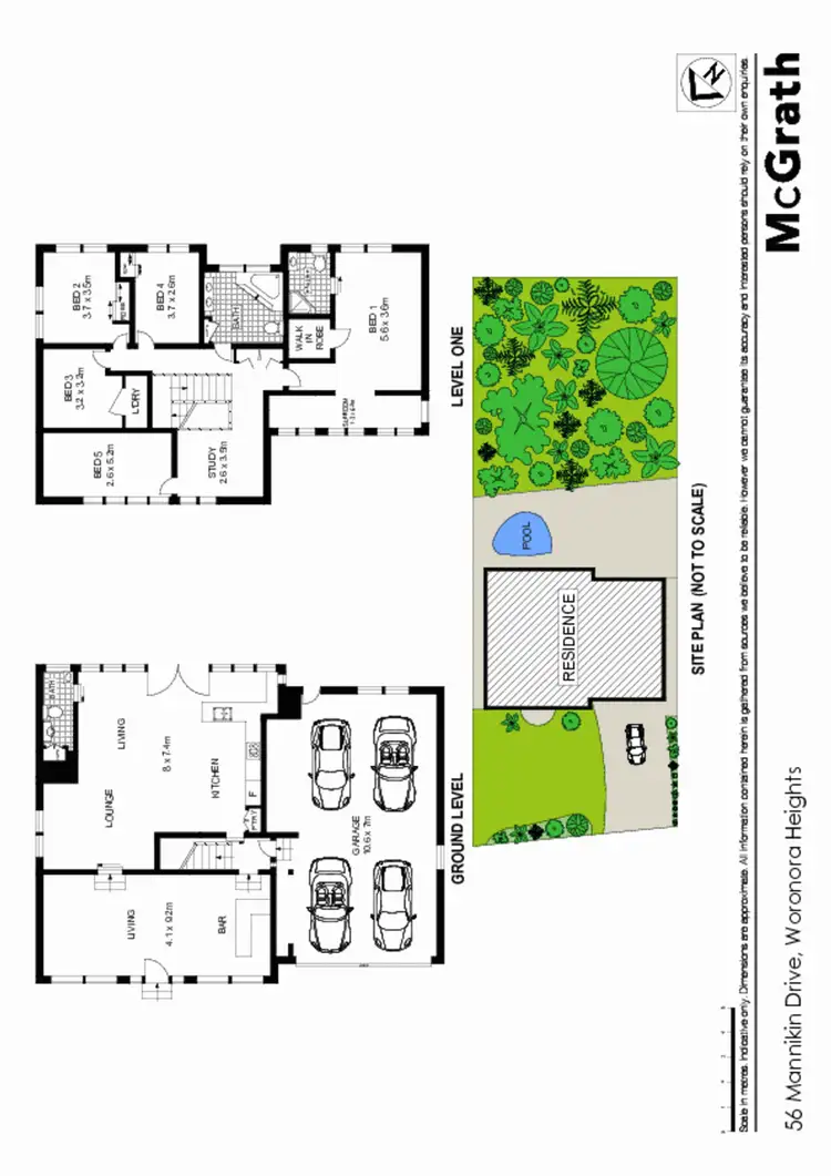 Floorplan of Homely house listing, 56 Mannikin Drive, Woronora Heights NSW 2233
