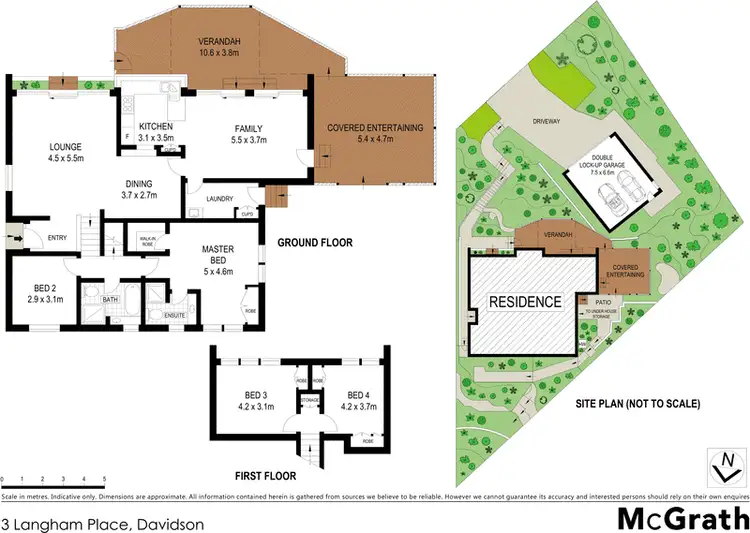 Floorplan of Homely house listing, 3 Langham Place, Davidson NSW 2085