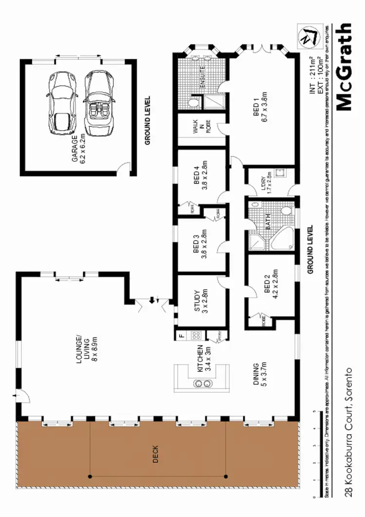 Floorplan of Homely house listing, 28 Kookaburra Court, Sorrento QLD 4217