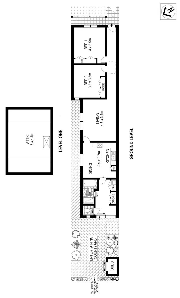 Floorplan of Homely house listing, 71 Lawrence Street, Alexandria NSW 2015